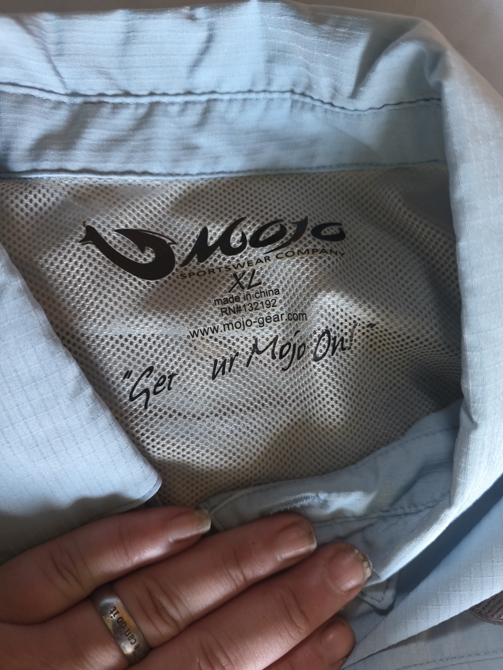 Mojo Light Blue Men’s Casual Shirt - XL